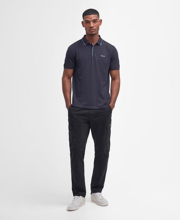 Barbour Daytona Tipped Short-sleeved Polo Shirt Mørkeblå | BABO88180