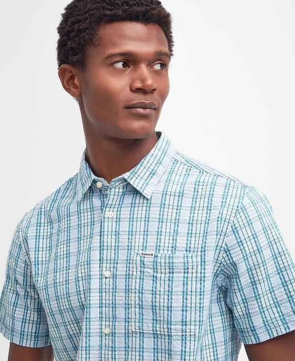 Barbour Deanfield Regular Shirt Blå | BABO87759