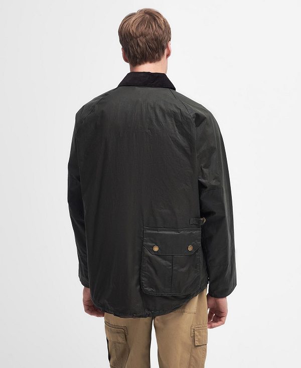 Barbour Deck Waxed Jacket Olivengrøn | BABO87199