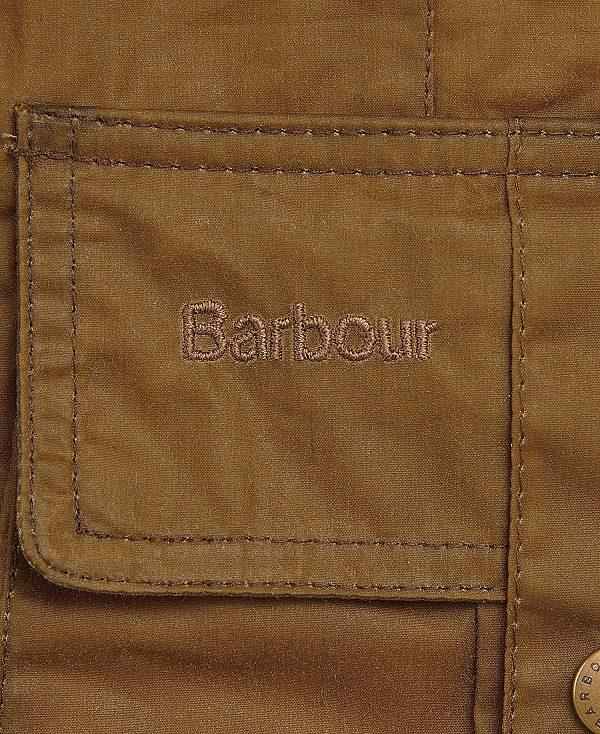 Barbour Defence Lightweight Waxed Jacket Brune | BABO89189