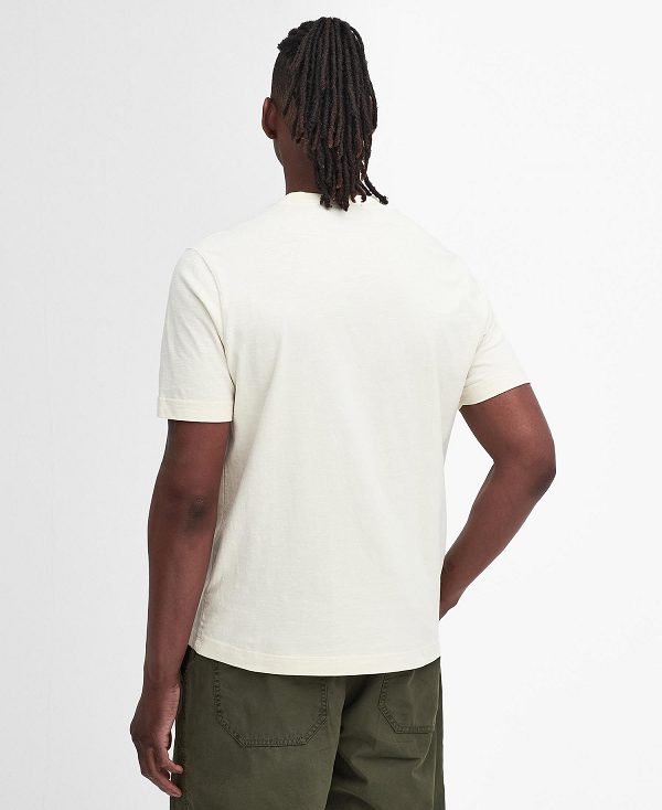 Barbour Denison Relaxed T-shirt Beige | BABO88420