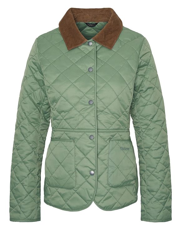 Barbour Deveron Quilted Jacket Grøn | BABO89295