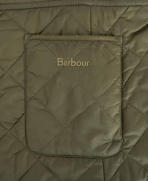 Barbour Deveron Quilted Jacket Olivengrøn Lyserød | BABO89267