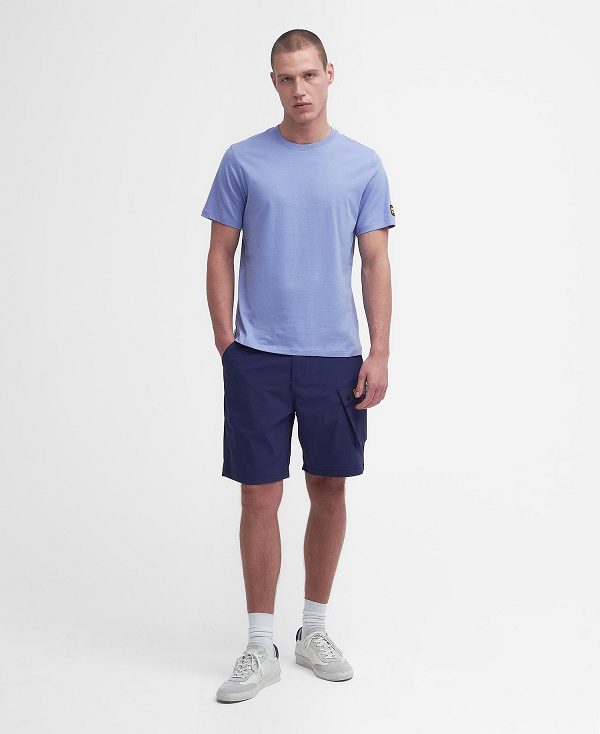 Barbour Deviser T-shirt Blå | BABO88332