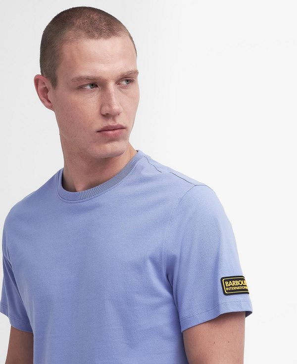 Barbour Deviser T-shirt Blå | BABO88332