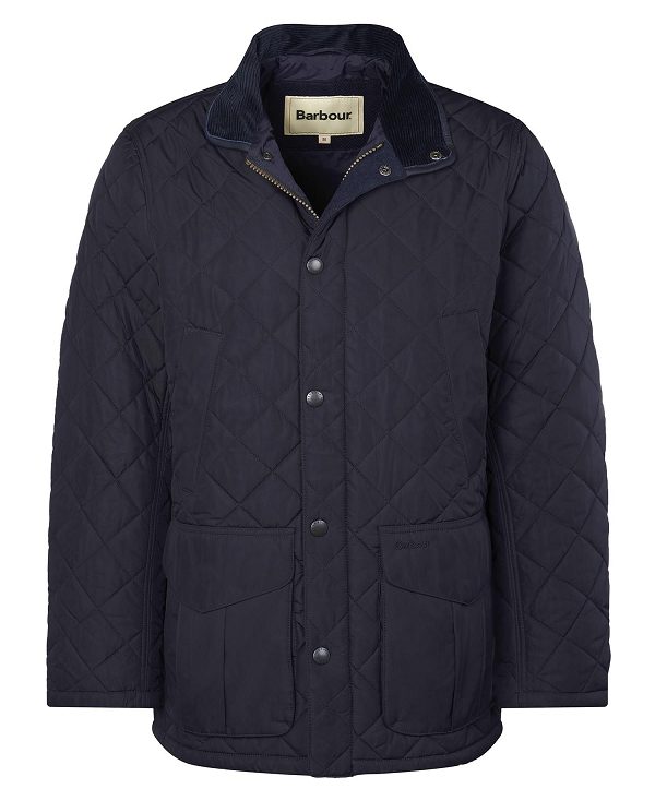 Barbour Devon Quilted Jacket Mørkeblå | BABO87368