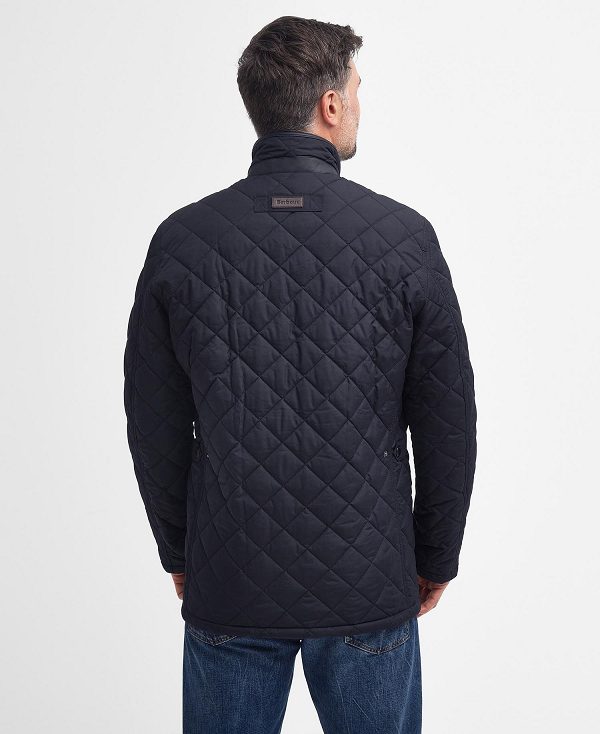 Barbour Devon Quilted Jacket Mørkeblå | BABO87368