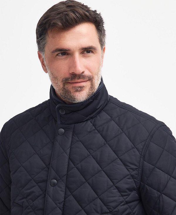 Barbour Devon Quilted Jacket Mørkeblå | BABO87368