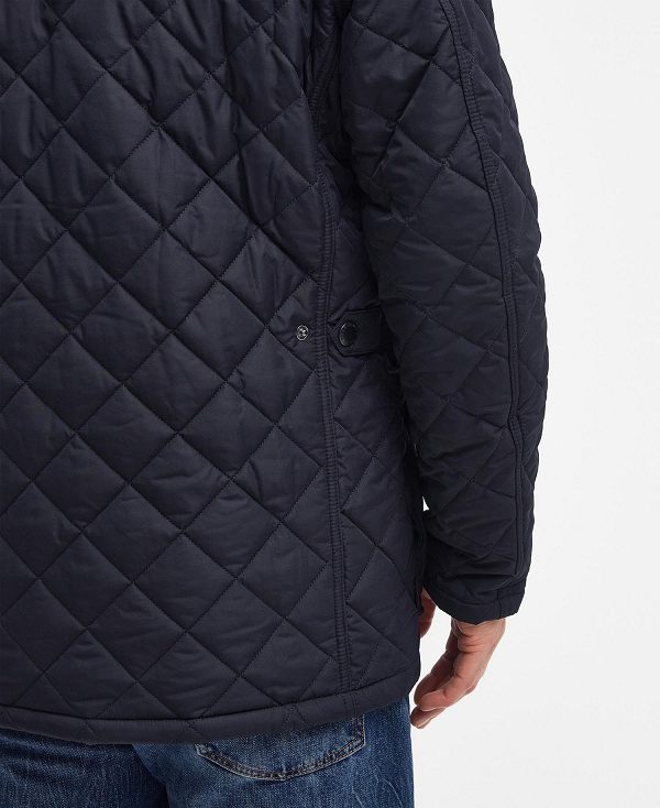 Barbour Devon Quilted Jacket Mørkeblå | BABO87368