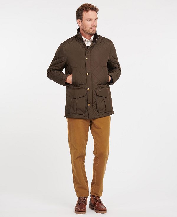 Barbour Devon Quilted Jacket Olivengrøn | BABO87367