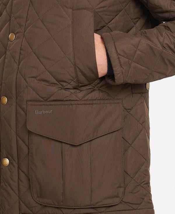 Barbour Devon Quilted Jacket Olivengrøn | BABO87367