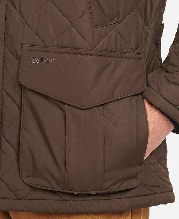 Barbour Devon Quilted Jacket Olivengrøn | BABO87367