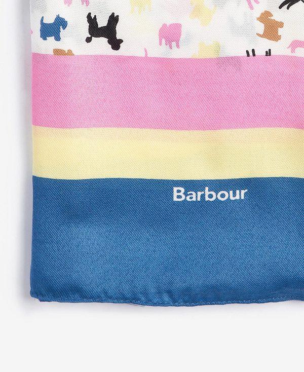 Barbour Dog Print Scarf Flerfarvede | BABO90071