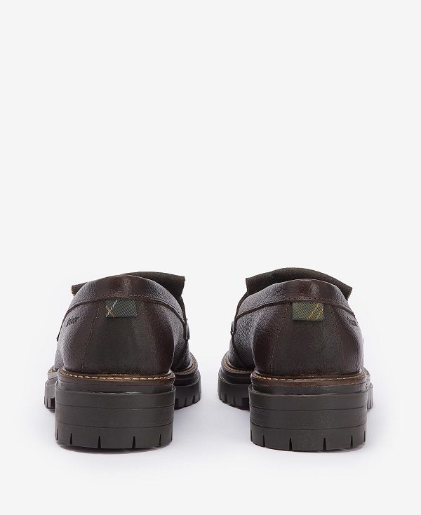 Barbour Dolores Tassel Loafers Mørkebrune | BABO89911