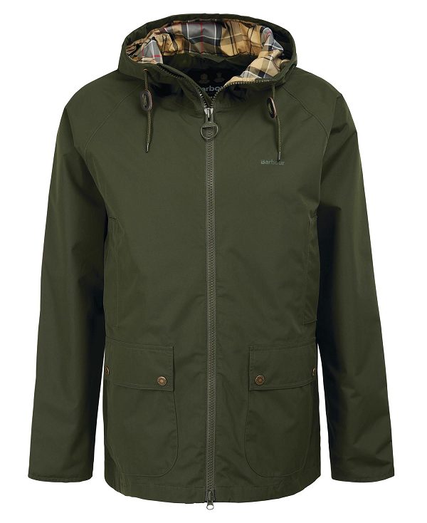 Barbour Domus Waterproof Jacket Grøn | BABO87409