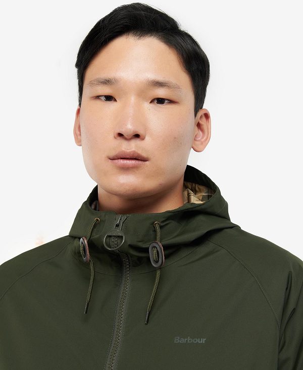 Barbour Domus Waterproof Jacket Grøn | BABO87409