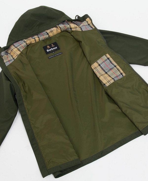 Barbour Domus Waterproof Jacket Grøn | BABO87409