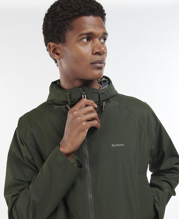 Barbour Domus Waterproof Jacket Grøn | BABO87413