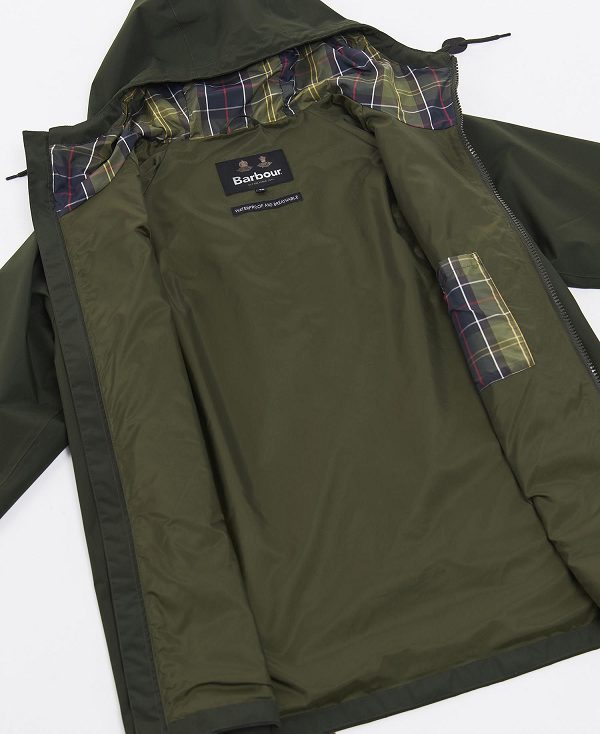 Barbour Domus Waterproof Jacket Grøn | BABO87413