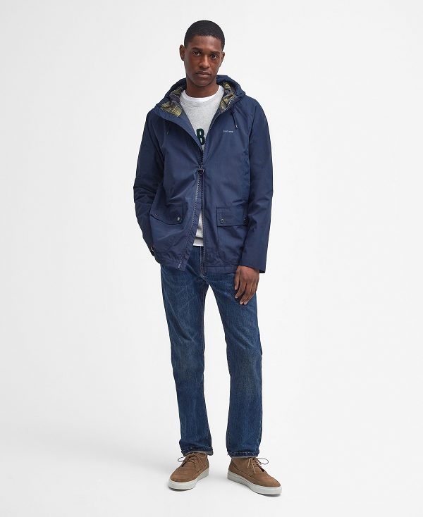 Barbour Domus Waterproof Jacket Mørkeblå | BABO87417