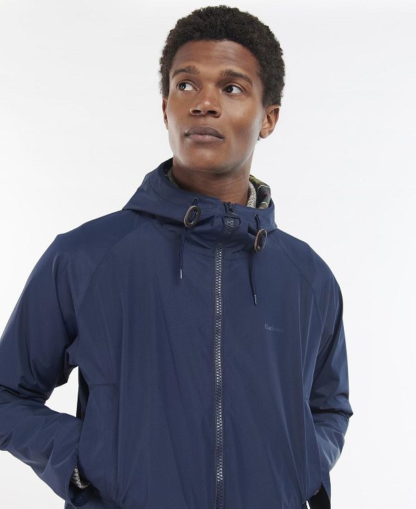 Barbour Domus Waterproof Jacket Mørkeblå | BABO87417