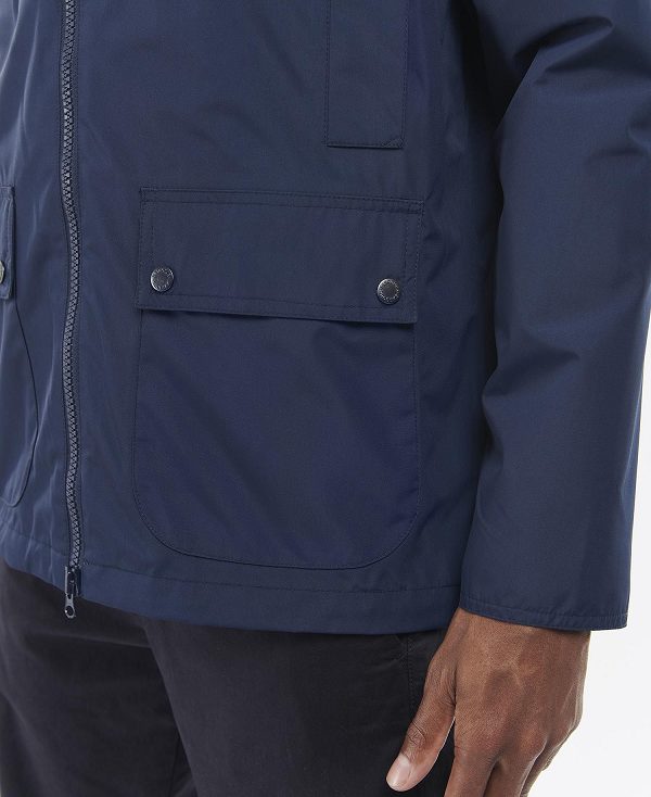 Barbour Domus Waterproof Jacket Mørkeblå | BABO87417