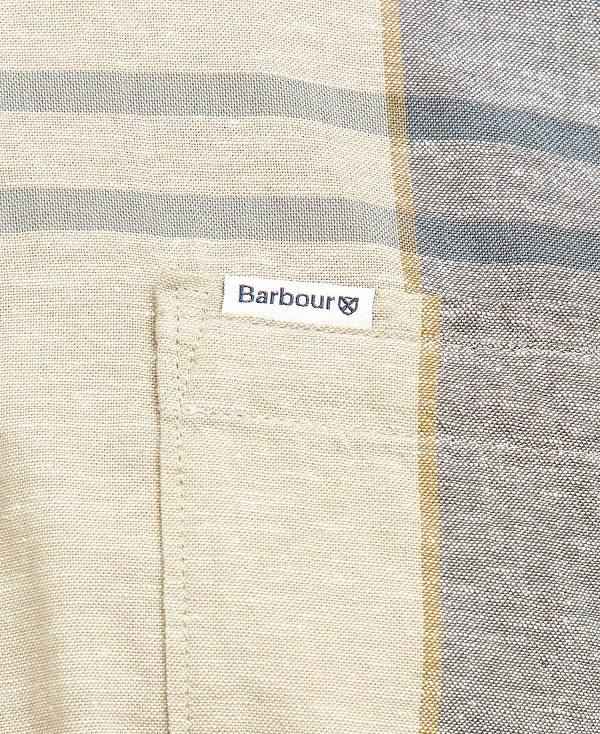 Barbour Douglas Short-sleeved Tailored Shirt Blå | BABO87615