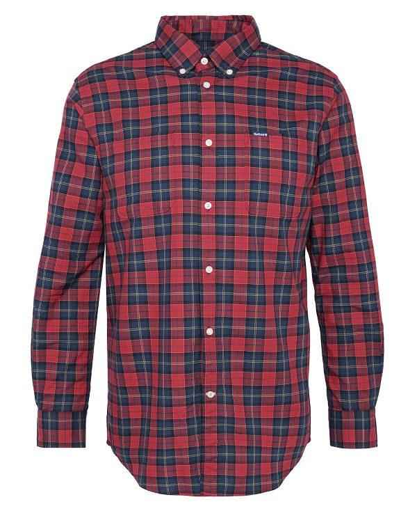 Barbour Dragon Tartan Shirt Rød | BABO87680