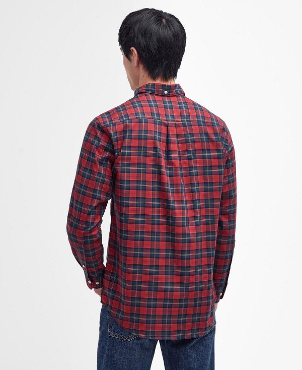 Barbour Dragon Tartan Shirt Rød | BABO87680