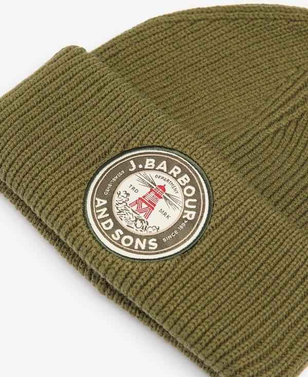 Barbour Dunford Beanie Grøn | BABO89055