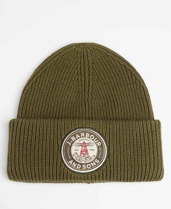 Barbour Dunford Beanie Grøn | BABO89055