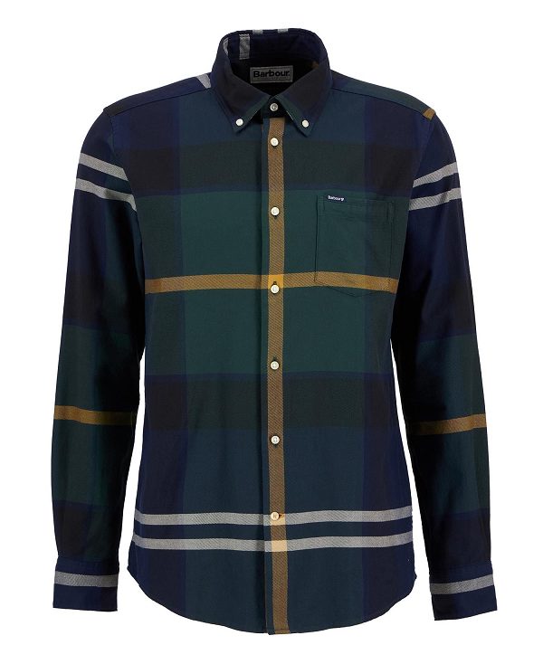 Barbour Dunoon Taillored Fit Shirt Flerfarvede | BABO87835