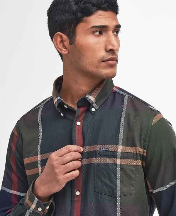 Barbour Dunoon Taillored Fit Shirt Flerfarvede | BABO87837