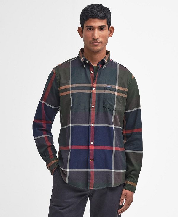 Barbour Dunoon Taillored Fit Shirt Flerfarvede | BABO87837