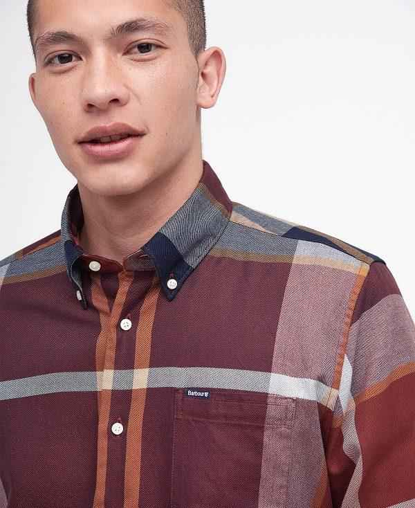 Barbour Dunoon Tailored Shirt Flerfarvede | BABO87669