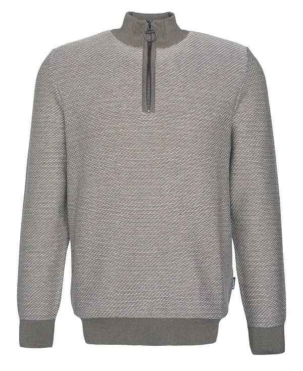 Barbour Dunstan Half-zip Jumper Grøn | BABO88605