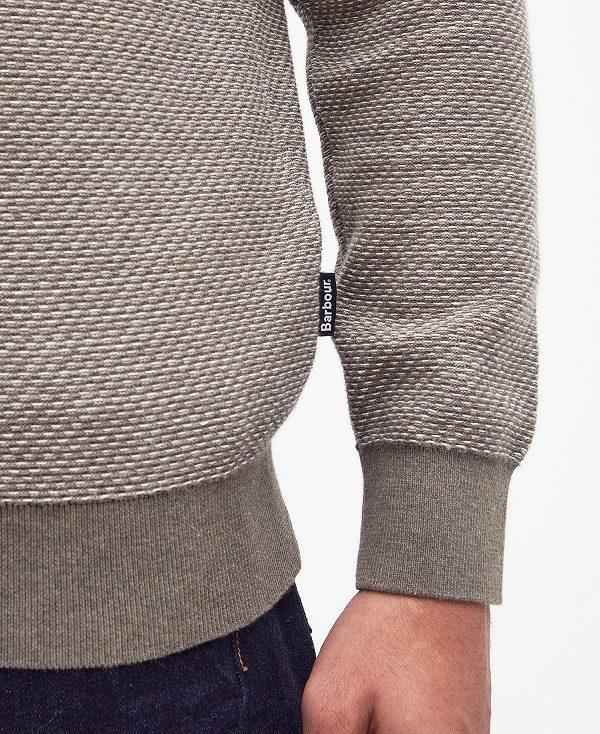 Barbour Dunstan Half-zip Jumper Grøn | BABO88605