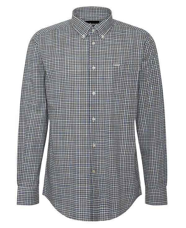 Barbour Durand Regular Long-sleeved Shirt Olivengrøn | BABO87728