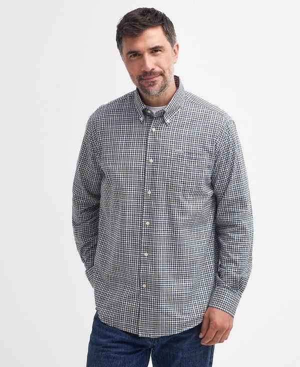 Barbour Durand Regular Long-sleeved Shirt Olivengrøn | BABO87728