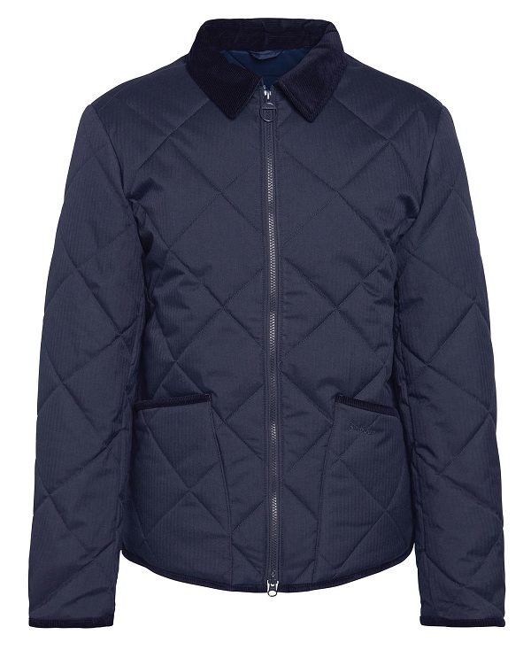 Barbour Easton Liddesdale Quilted Jacket Mørkeblå | BABO87323