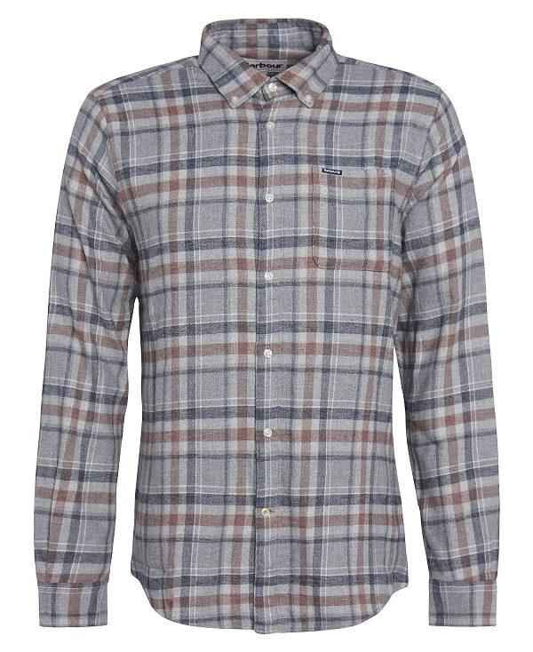 Barbour Eddleston Tailored Shirt Grå | BABO87658