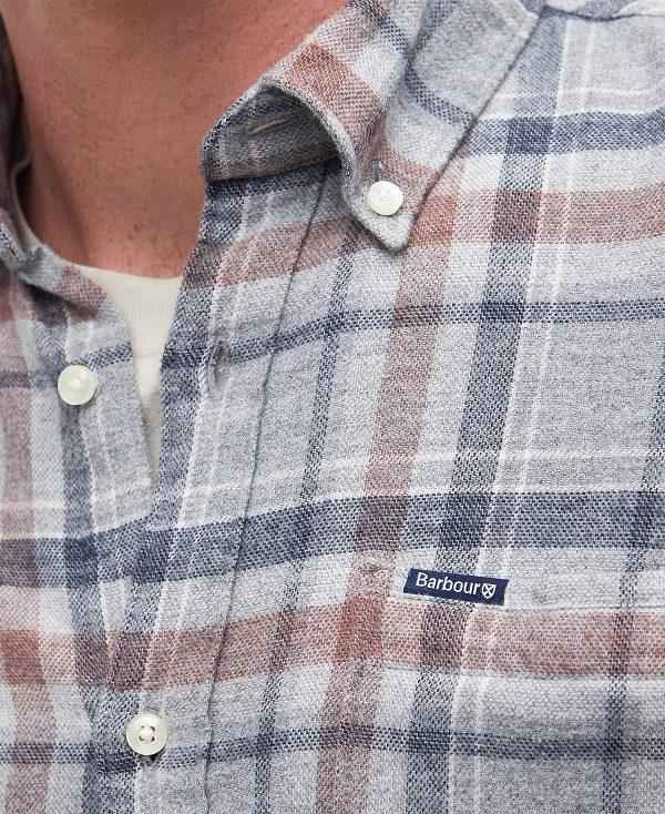 Barbour Eddleston Tailored Shirt Grå | BABO87658