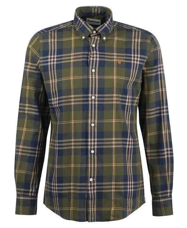 Barbour Edgar Tailored Shirt Grøn | BABO87874