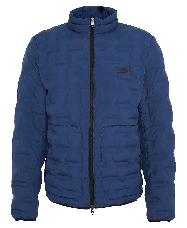 Barbour Edge Quilted Jacket Dyb Blå | BABO87332