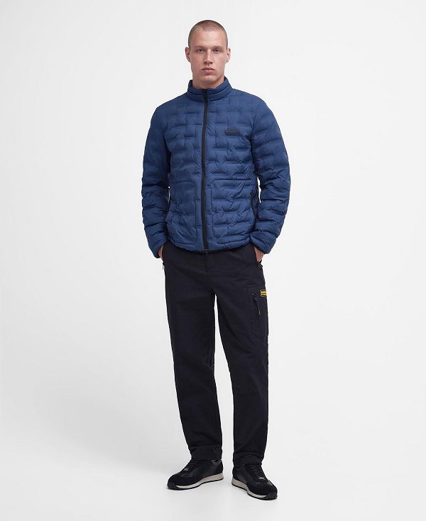 Barbour Edge Quilted Jacket Dyb Blå | BABO87332