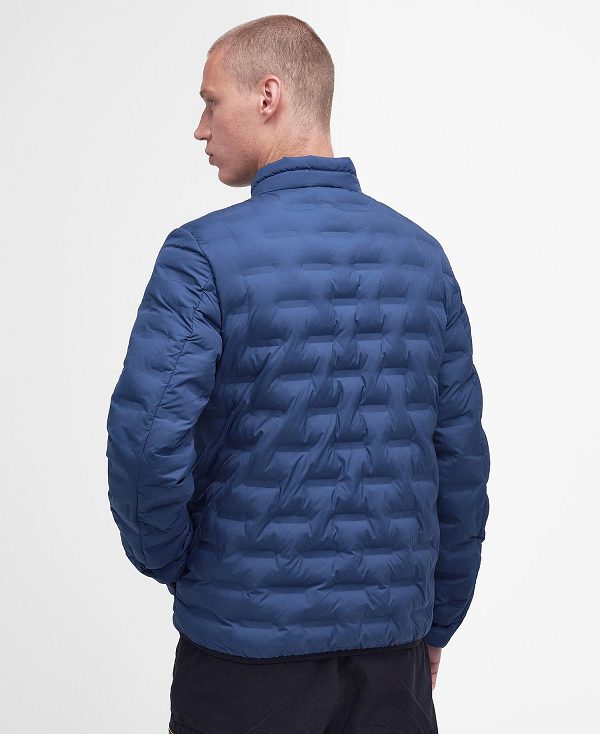 Barbour Edge Quilted Jacket Dyb Blå | BABO87332