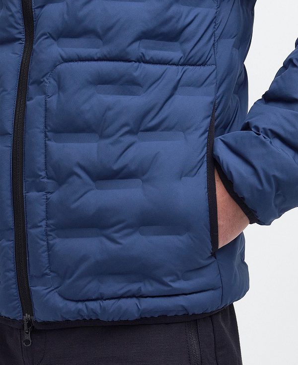 Barbour Edge Quilted Jacket Dyb Blå | BABO87332