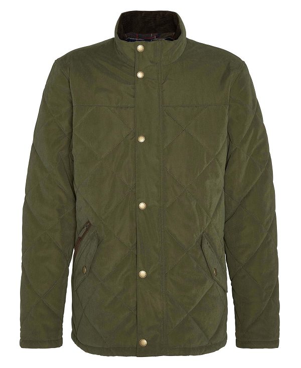 Barbour Elter Quilted Jacket Olivengrøn | BABO87370