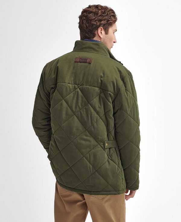 Barbour Elter Quilted Jacket Olivengrøn | BABO87370