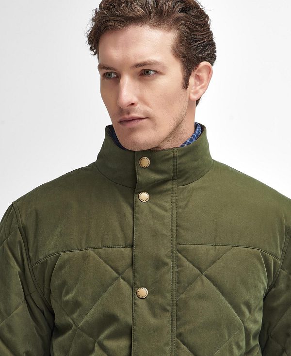 Barbour Elter Quilted Jacket Olivengrøn | BABO87370